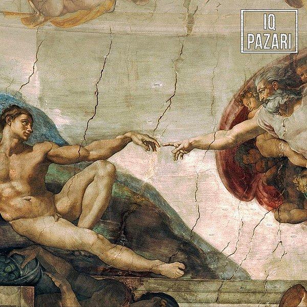 15. Artık İnternet'in harcı olarak ünlenen Michelangelo'nun Adem'in Yaratılışı eserinde beynin anatomisine dair bazı 'detaylar' olduğu düşünülüyor.