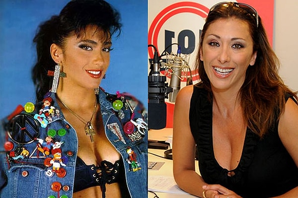 19. Певица Сабрина продолжает выступать, демонстрируя свой пышный бюст.