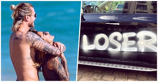 Loris Karius'un Paylaşımı Sonrasında Kız Arkadaşı Sophia Thomalla'nın Arabasına Spreyli Saldırı