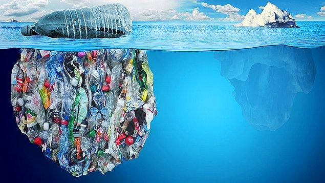 WWF'e göre, plastik kirliliği, Akdeniz'de yüzen atıkların yüzde 95'ini oluşturuyor.