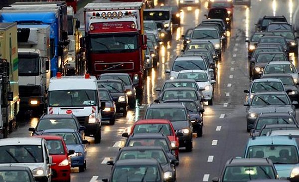 9. Tatile çıkış esnasında trafik vardır ancak bu sorun değildir.