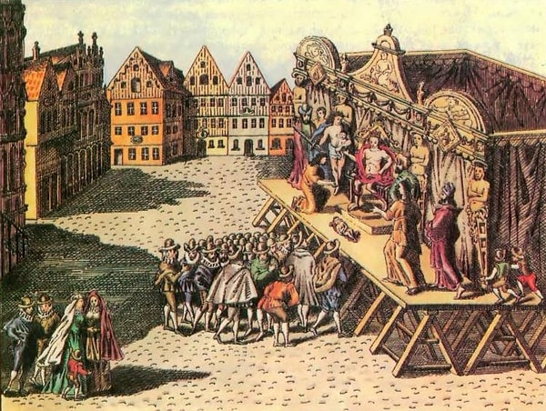 10. Кто способствовал возрождению театра?