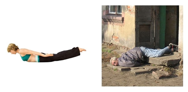 6. Шалабхасана (поза саранчи) отлично укрепляет мышцы спины с акцентом на поясницу. Кроме того, эта поза развивает гибкость позвоночника и улучшает пищеварение.