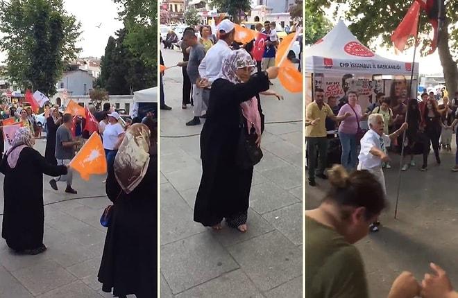 Yan Yana Olan CHP ve AKP Seçim Standlarında Kaydedilen ve Detaylarıyla Beyin Yakan Muhteşem Video!