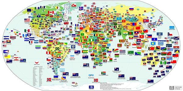 7. Флаги каких стран имеют одинаковые цвета?