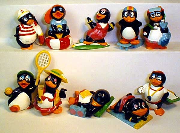 10. Покупая какой продукт, можно было собрать такую коллекцию пингвинов?