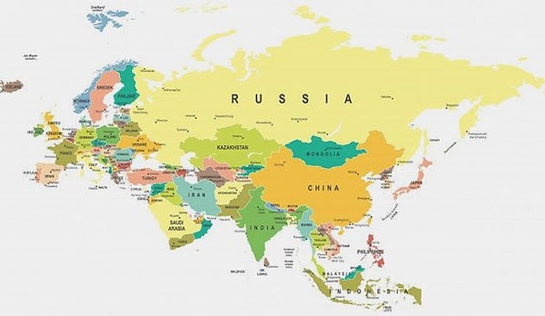 8. Никто не знает, где реальная граница между Азией и Европой