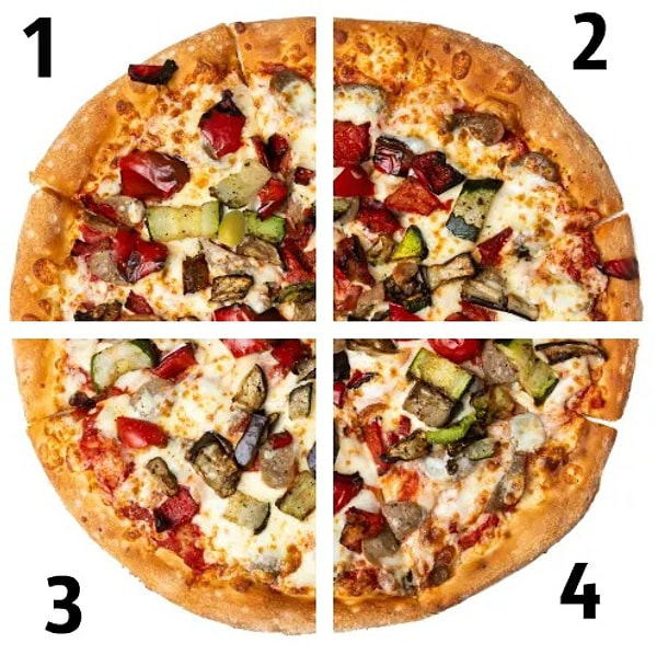 5. В какой части спряталась оливка?