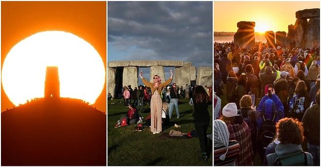 21 Haziran Yengeç Ekinoksu'nu Güneşin Doğuşuyla Kutlayan İnsanlardan Birbirinden Muhteşem 21 Fotoğraf
