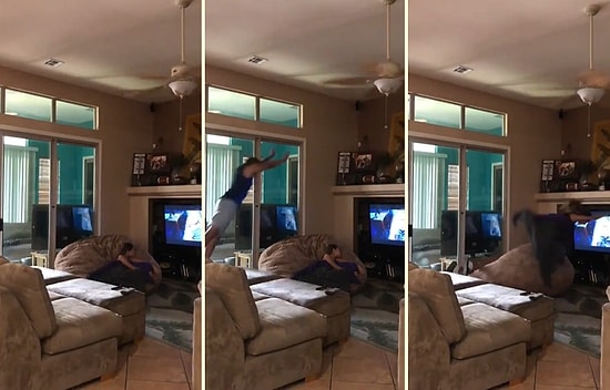 Televizyon İzleyen Kardeşine Yaptığı Eşek Şakasıyla Dumura Uğratan Genç