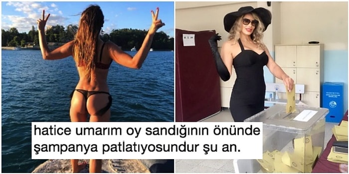 Hatice'nin Oy Kullanmaya Giderken Seçtiği Kıyafet Herkesi Şaşırtırken Goygoyculara da Ekmek Çıktı