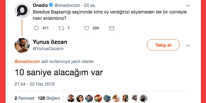 Belediye Başkanlığı Seçiminde Kime Oy Verdiğini Söylemeden Tek Bir Cümleyle Anlatan Twitter Kullanıcıları