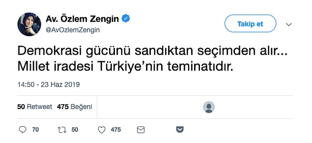 20. AKP Grup Başkan Vekili ve Tokat Milletvekili Av. Özlem Zengin