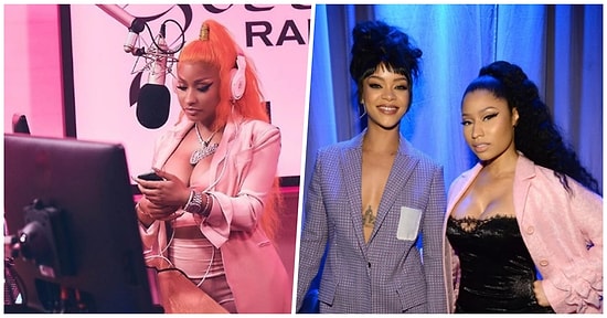 Miley'den Sonra Sıra Riri'de! Katıldığı Radyo Programında Nicki Minaj'a Sorulan Rihanna Sorusu ve Verdiği Garip Cevap