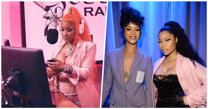 Miley'den Sonra Sıra Riri'de! Katıldığı Radyo Programında Nicki Minaj'a Sorulan Rihanna Sorusu ve Verdiği Garip Cevap