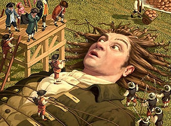 7. В какой стране Гулливер носил прозвище, на местном наречии означавшее «человечек»?