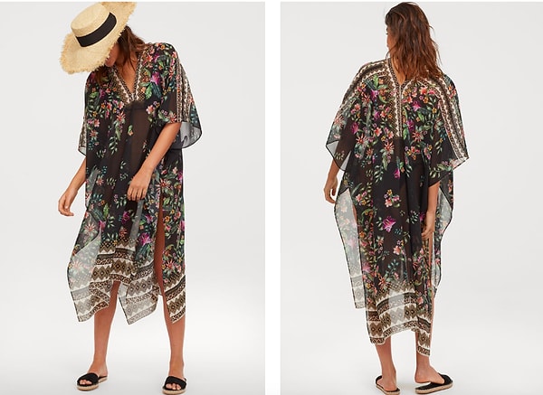 5. Desenli Kaftan