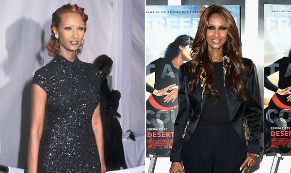 8. Иман (63 года) сейчас предпочитает проводить время с семьей и живет Нью-Йорке и Лондоне.