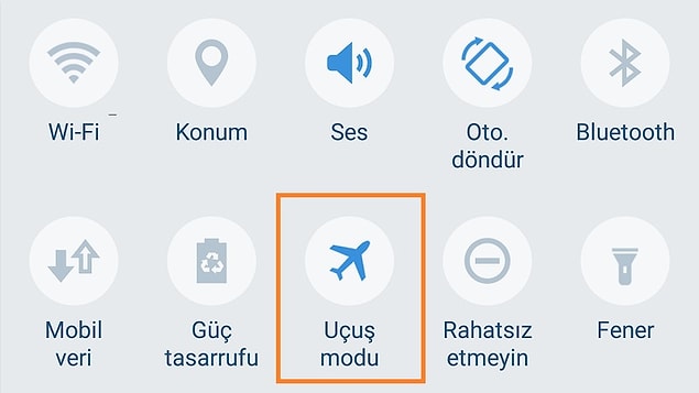 4. Eğer telefonunuzla bir video kaydedecekseniz, telefonu ilk önce uçuş moduna alın. Böylece videonuz olası bir arama ya da mesajla kesilmeyecektir.
