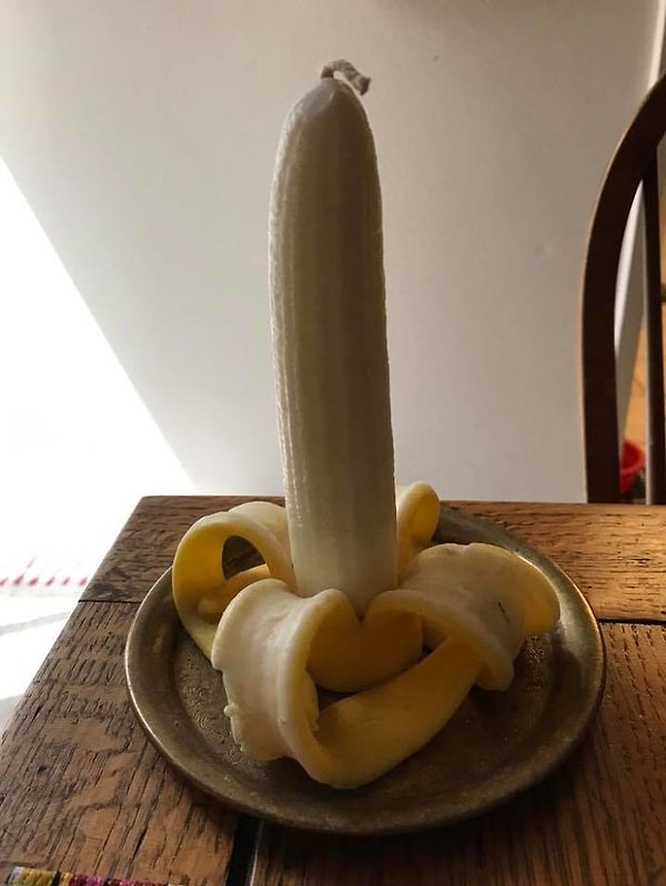 20. Свеча в виде банана