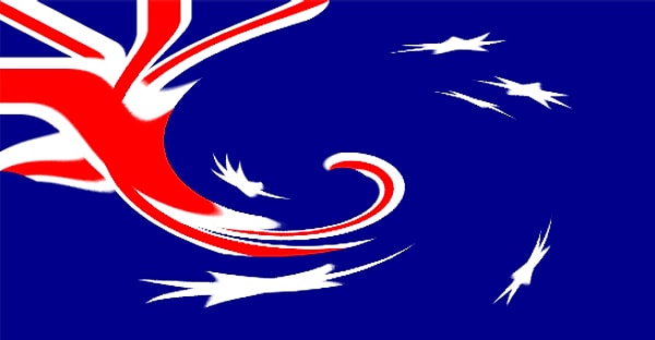 12. Какой стране принадлежит этот флаг со звездами?