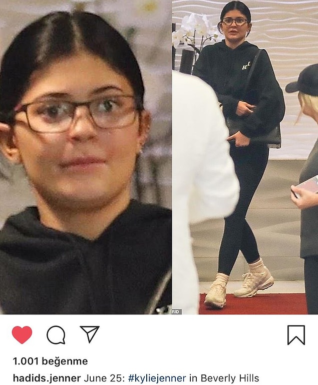 14. Makyajsız Kylie Jenner'ı görenler gözlerine inanamadı...