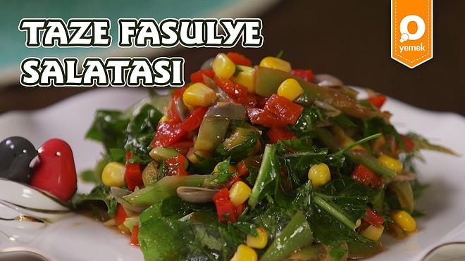 Her Tarifi Ayrı Güzel Bir Sebze! Taze Fasulye Salatası Nasıl Yapılır?