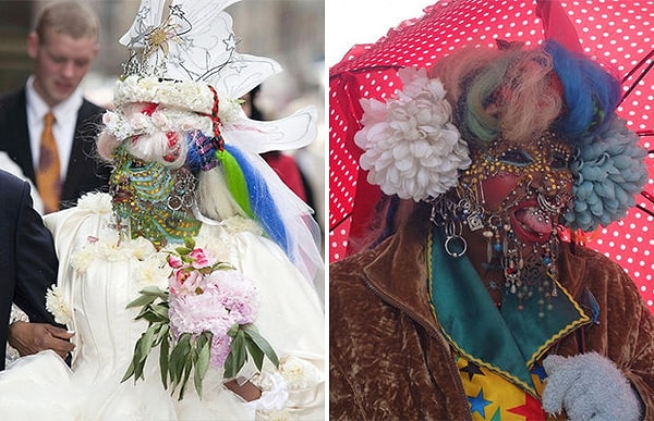 5. Самое большое количество пирсинга