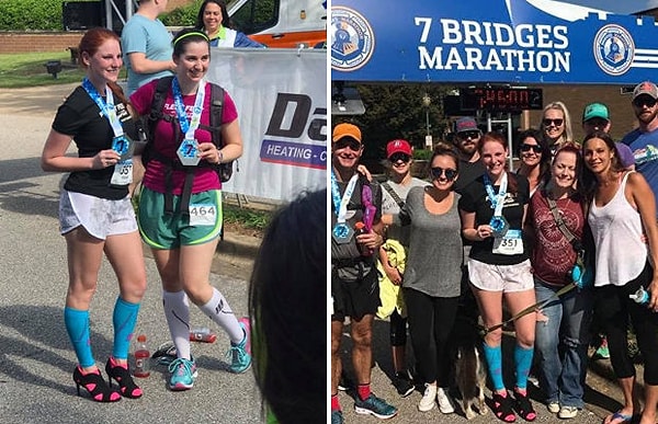 8. Пробежала марафон на каблуках