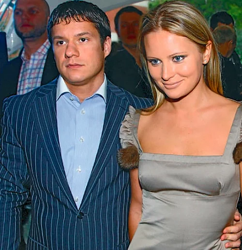 Замужем Дана была дважды — за бизнесменом Максимом Аксеновым (слева) и за Андреем Терещенко (справа).