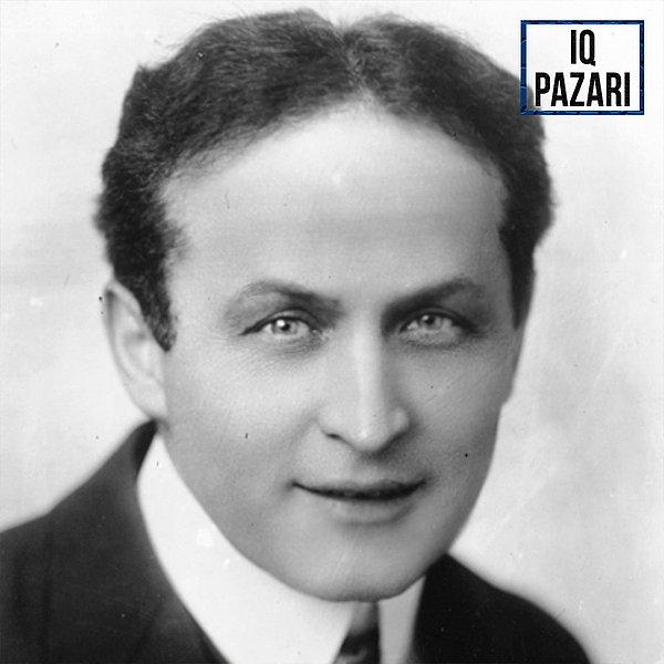 7. Meşhur illüzyonist Houdini bir şovunda ilginç bir iddia ortaya atmış.