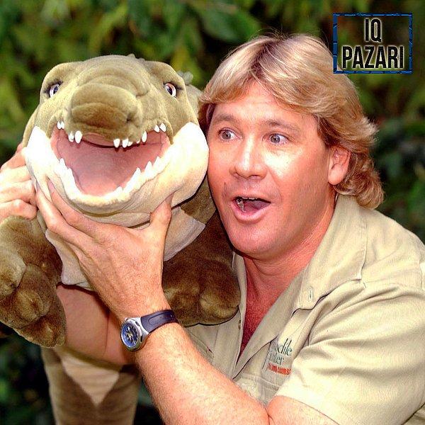 10. Timsahlarla dostluğuyla televizyon tarihine geçen Steve Irwin'i duymuşsunuzdur.