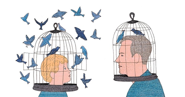 9. Иногда я становлюсь ментально тупым(-ой), а в иные периоды ОЧЕНЬ креативным(-ой).