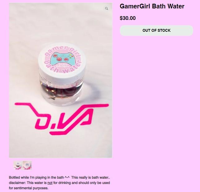 "Gamer Kız Banyo Suyu"