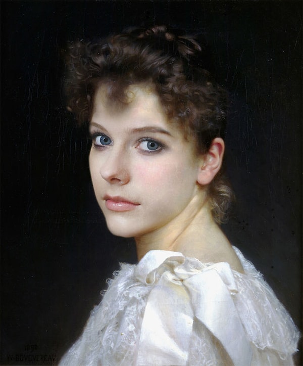 26. Аврил Лавин на портрете Габриэль Кот (Вильям Бугро)