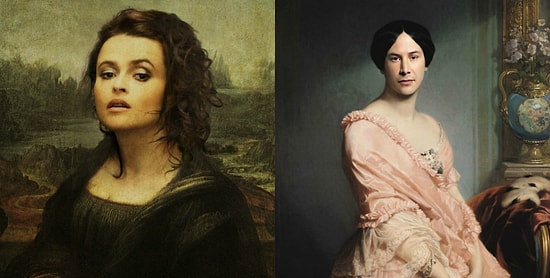 29 классических картин, персонажами которых являются современные звезды