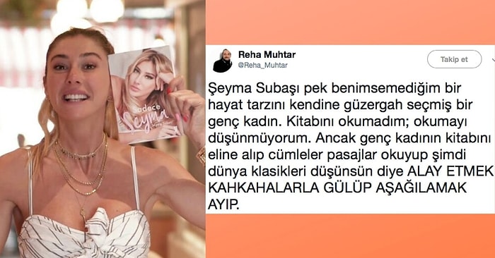 Şeyma Subaşı'nın 'Herkesi Mutlu Edemezsin, Çünkü Pizza Değilsin!' Yazan Kitabına Gelen Eleştiriler