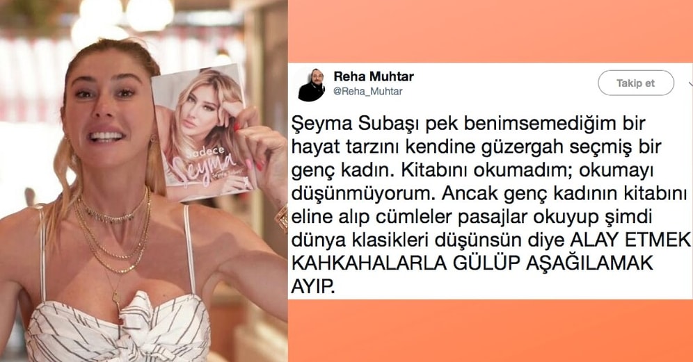 Şeyma Subaşı'nın 'Herkesi Mutlu Edemezsin, Çünkü Pizza Değilsin!' Yazan Kitabına Gelen Eleştiriler