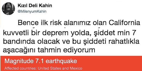 Yaptığı Kehanetlerle Amerika'daki Depremi Bilen Gizemli Twitter Hesabı