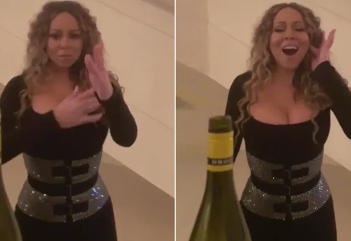 Mariah Carey de Bottle Cap Challenge Yaptı Ancak Biraz Farklı!