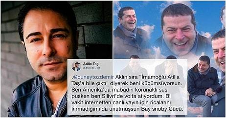 "Ekrem İmamoğlu, Atilla Taş'a Bile Çıktı" Diyen Cüneyt Özdemir'e Atilla Taş'tan Zehir Zemberek Tepki Geldi, Ortalık Karıştı!