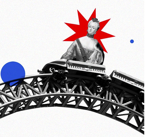 15. Екатерина Великая построила первые в мире американские горки на территории своего дворца