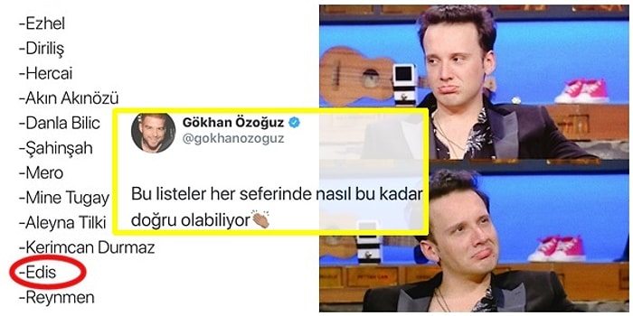 Gökhan Özoğuz, İçinde Edis'in de Olduğu 'Gereksizler Listesi'ni Savununca İkili Arasında Tatlış Bi' Tartışma Başladı