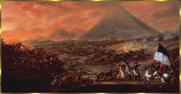 1798 - Napolyon'un Fransızlara Kahire yolunu açan "Piramitler Savaşı".