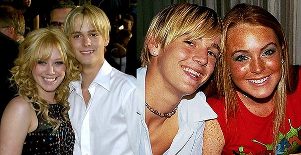 1. Хилари Дафф - Аарон Картер - Линдси Лохан