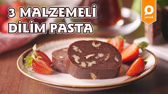 Şipşak Hazırlayabileceğiniz Nefis Bir Pasta! 3 Malzemeli Dilim Pasta Nasıl Yapılır?