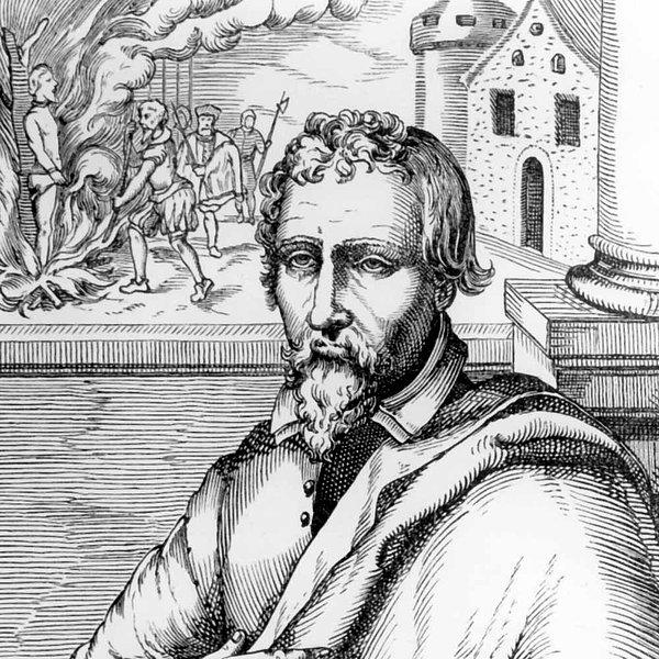 12. Michael Servetus: 16. yy.'da yaşayan hekim, Hristiyanlığın özüne dönebilmesi için yanlış öğretilerden arınmasını gerektiğini savunduğu kitabını, gizli bir isimle bastırdı. En yakın arkadaşının ihaneti üzerine mezhep sapkınlığı ile suçlanarak diri diri yakıldı.