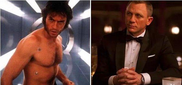 14. Hugh Jackman, James Bond'u oynama şansını geri çevirdi, bu yüzden rol Daniel Craig'e gitti.