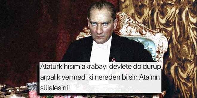 Ulu Önder Mustafa Kemal Atatürk'ün Şeceresini Sorgulayan Kişiye Verilen Tokat Gibi Yanıt
