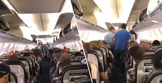 Gerçek Olamayacak Kadar Güzel: Uçaktan İnerken Eşyalarını Almak İçin Muhteşem Bir Düzen İçinde Hareket Eden İnsanlar!